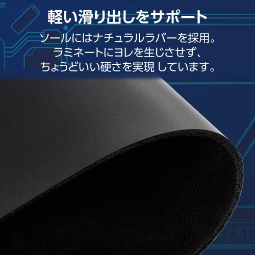 ゲーミングマウスパッドスピードVcustom黒