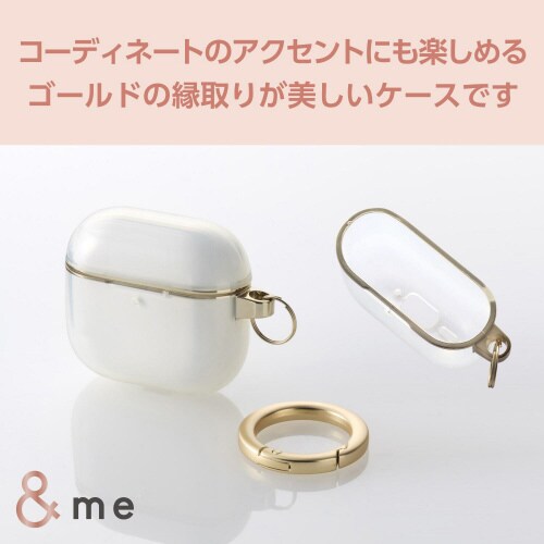 AirPods4 ソフトケース ゴールドライン