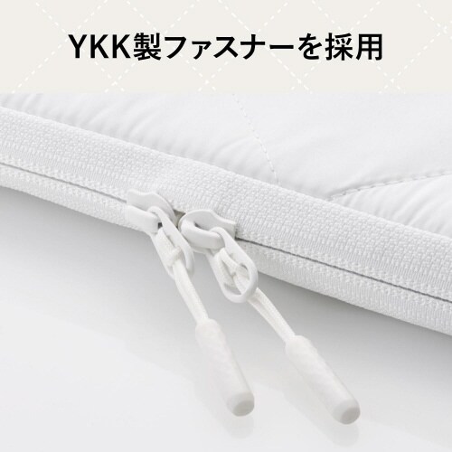 パソコンケース14インチクロスステッチ白