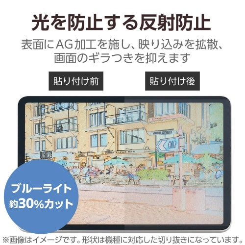 11インチiPadAirM2着脱式フィルムケント紙