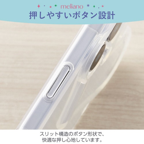 iPhone16ケースソフトハート透明