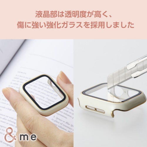 アップルウォッチ40mm フルカバー ホワイト