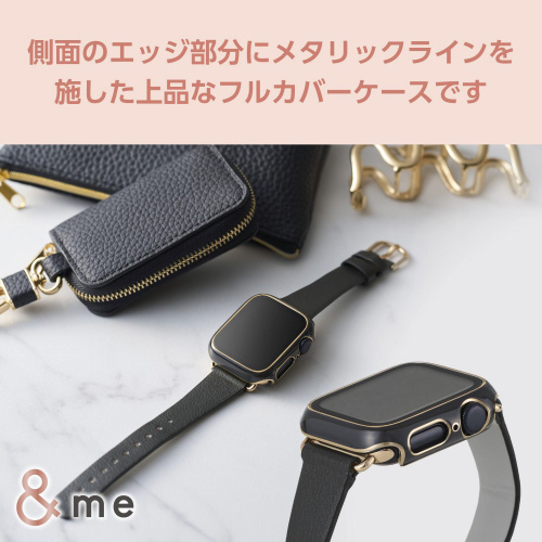 アップルウォッチ40mm フルカバー チャコール