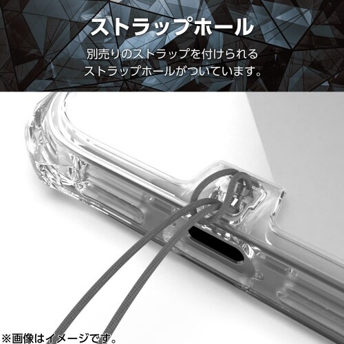 iPhone16ケースフォルティモ衝撃吸収透明