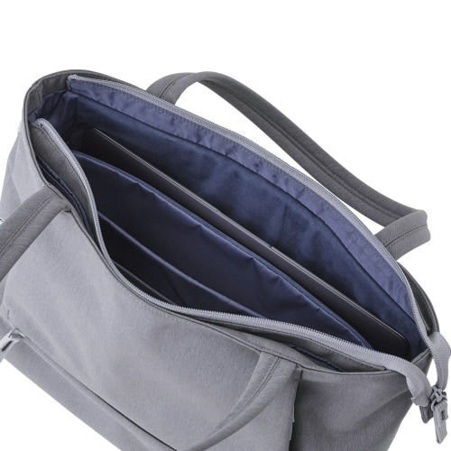 トートバッグ 肩掛けバッグ 8L 撥水 グレー