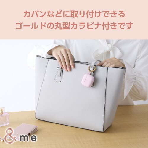 AirPods4シリコンケース 衝撃吸収 ピンク