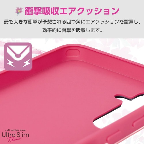 GalaxyA55 5Gケースレザー手帳型ピンク