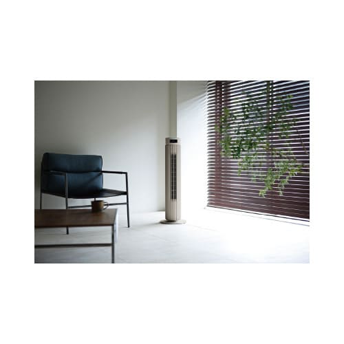 左右330度自動首振り大風量コードレスタワーファン