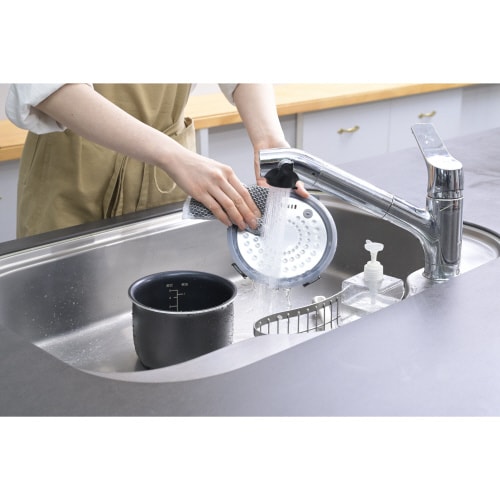 マイコン炊飯器4合 グレー