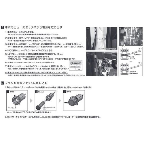 ドライブレコーダー取り付けツールセット