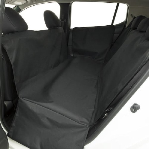 シートカバー ファインペット 後席用 ブラック