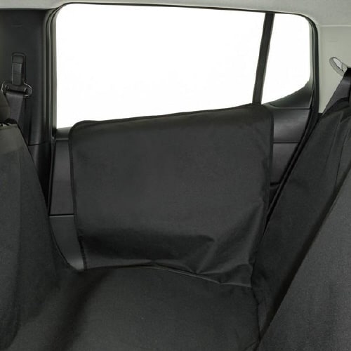 シートカバー ファインペット 後席用 ブラック