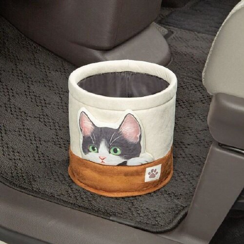 車用ゴミ箱 フェリシモ猫部軽/普通車用