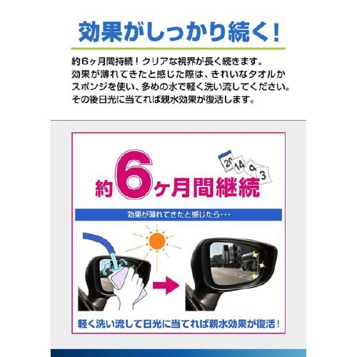エクスクリア ミラー用 超親水コート