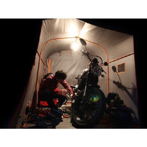 バイクガレージ 中型バイク専用スリムナガレージ