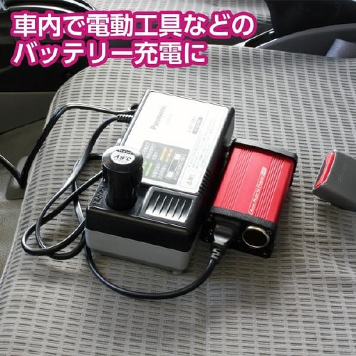 インバーターUSB&コンセント静音タイプDC24V