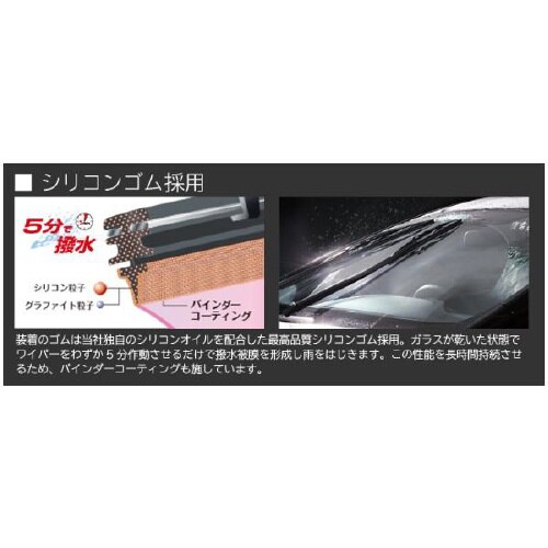 ワイパー替えゴム長さ:425mmフロント用/1本