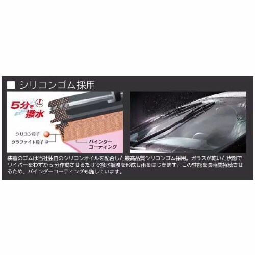 ワイパー替えゴム長さ:700mmフロント用/1本
