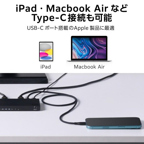 HDMI切替器 USBC入力 HDMI3入力1出力