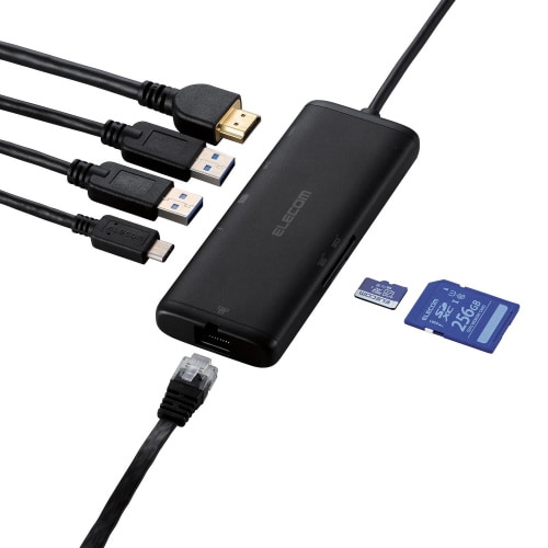 USB−Cドッキングステーション 7−in−1 黒