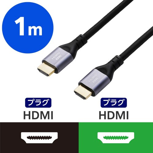 HDMIケーブル ウルトラハイスピード 1m 黒