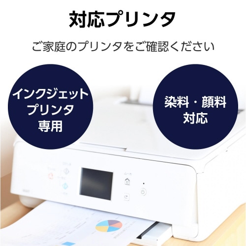 ラベルシール フォト光沢紙 A4 24面 白