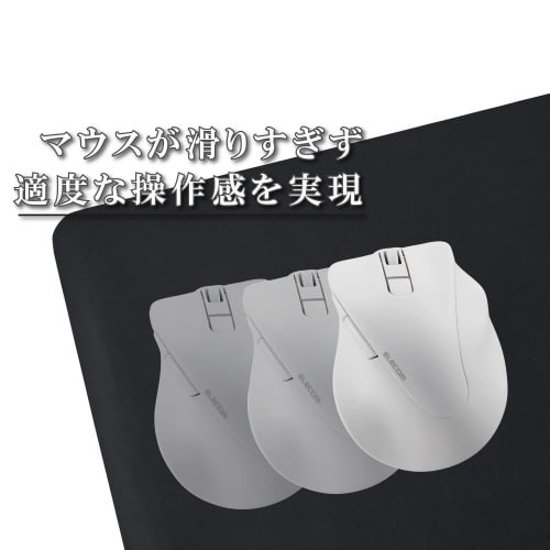 デスクマット マウスパッド レザー ブラック