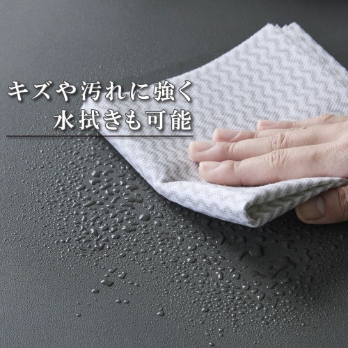 デスクマット マウスパッド レザー ダークグレー