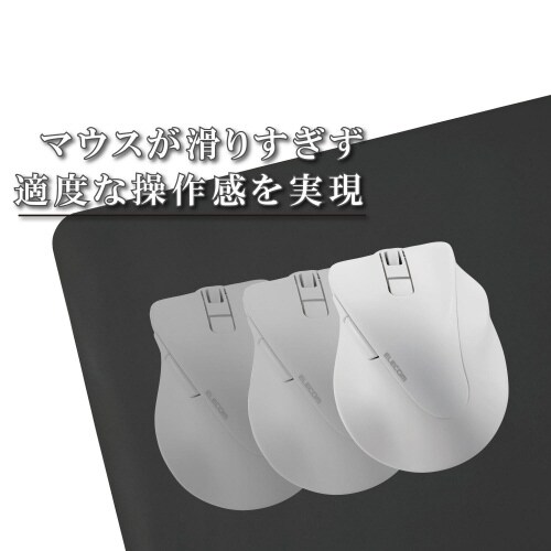 デスクマット マウスパッド レザー ダークグレー