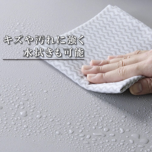 デスクマット マウスパッド レザー ライトグレー