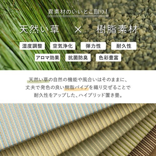 新素材で丈夫 ハイブリッド置き畳 綾瀬 単品1枚