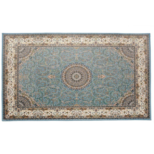 メダリオン柄のプリントマット