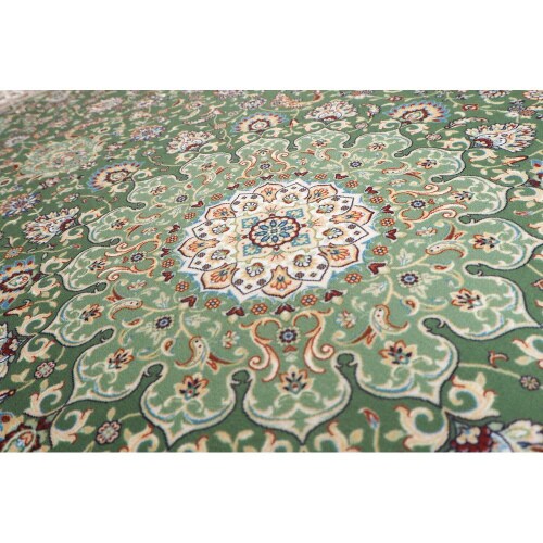 メダリオン柄のプリントマット