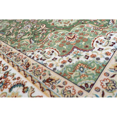 メダリオン柄のプリントマット