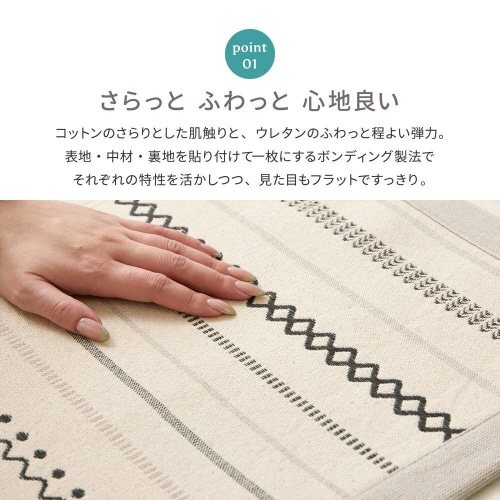 インド綿ラグティック アンダーラグセット