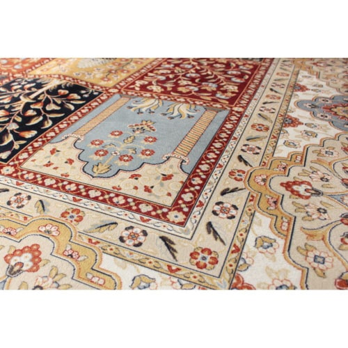 メダリオン柄のプリントマット