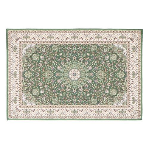 メダリオン柄のプリントマット