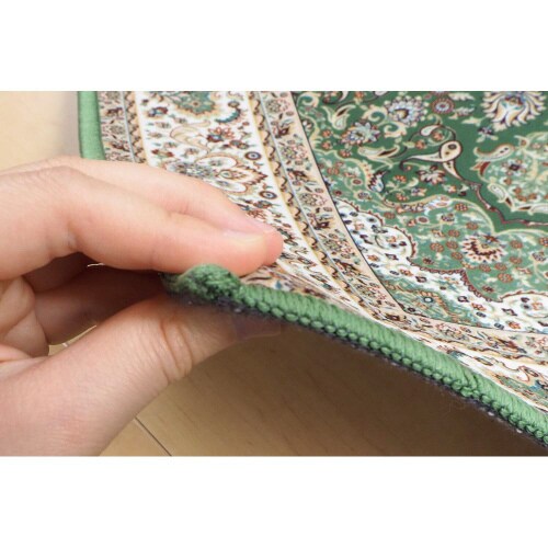 メダリオン柄のプリントマット