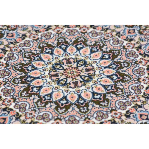 メダリオン柄のプリントマット