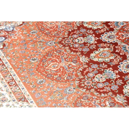 メダリオン柄のプリントマット