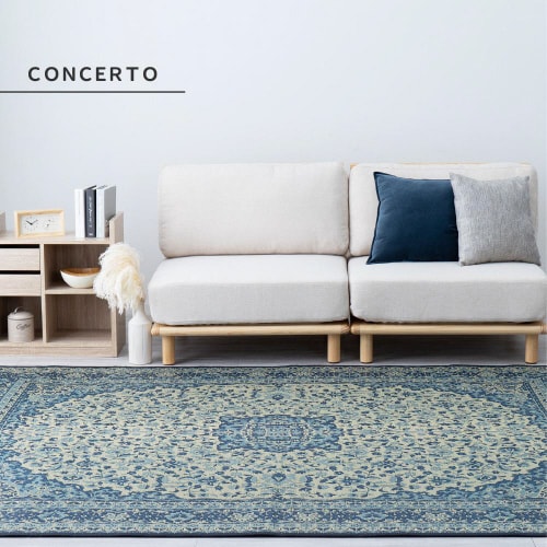 三重織 い草ラグ コンチェルト