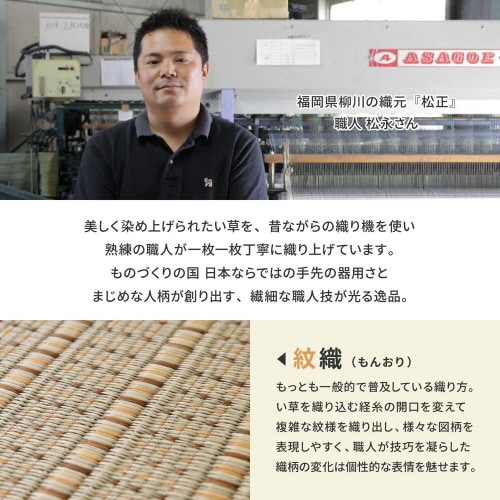 国産い草カーペット 清涼 本間1畳