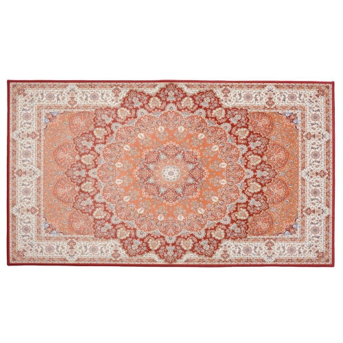 メダリオン柄のプリントマット