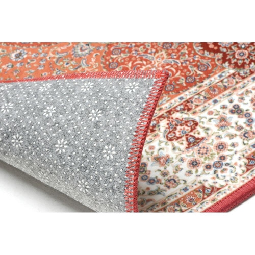 メダリオン柄のプリントマット