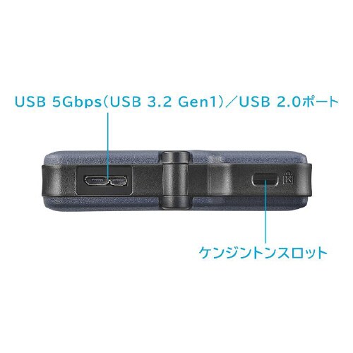 セキュリティポータブルSSD 500GB