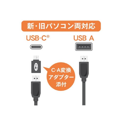 Type−C対応ポータブルDVDドライブ