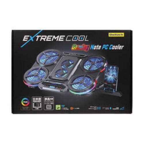 冷却ファン×6搭載 ノートPCクーラー