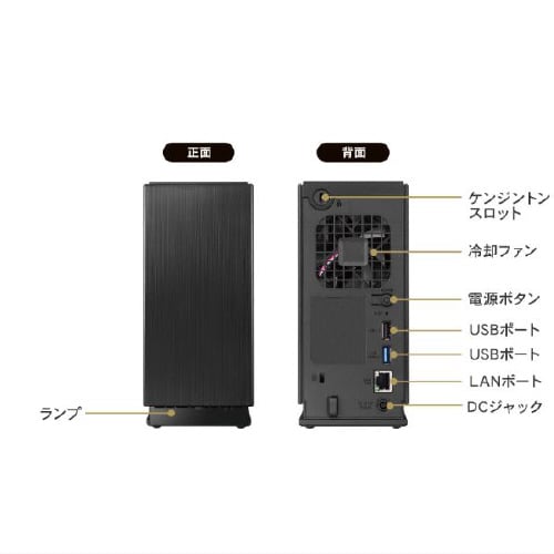 2.5GbE対応 2ドライブ HDD 8TB