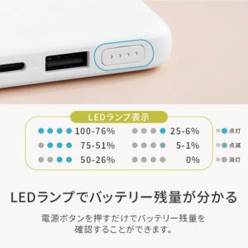 薄型5000mAh モバイルバッテリー