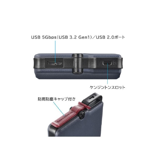 ハードウェア暗号化対応ポータブルHDD 4TB